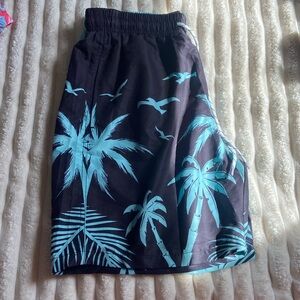 mens shein swim trunks